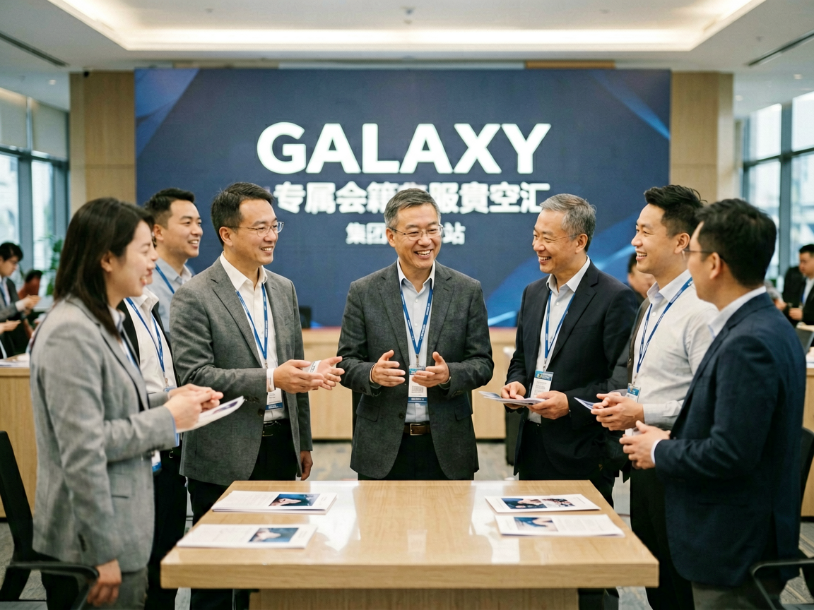 银河集团品牌活动场景，体现企业文化交流与品牌影响力
